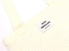 Mads Nørgaard stofpose Atoma double cream/white alyssum striber